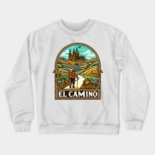 Buen Camino! El Camino de Santiago de Compostela - The Way of Saint James - Peregrino Pilgrim - Camino Frances Ingles Primitivo, Shirt, Hoodie, Mug, Tote, Sticker, Souvenir, etc Crewneck Sweatshirt